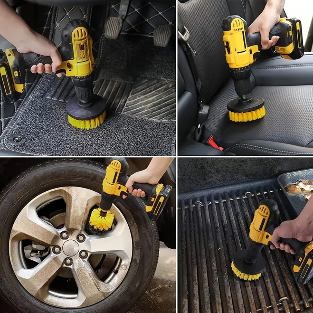 POWERBORSTEN 3-PACK + 150MM FÖRLÄNGARE (MEDIUM)